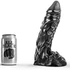 Kép 1/3 - ALL BLACK – 23 cm-es prémium dildó