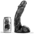 Kép 1/3 - ALL BLACK - 23 cm hosszú prémium masszírozó dildó