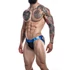 Kép 1/5 - CUT4MEN – prémium jockstrap kék műbőrből, XL méret