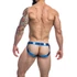 Kép 2/5 - CUT4MEN - JOCKSTRAP DESIRE KÉK MŰBŐR XL