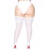 Kép 3/3 - LEG AVENUE PLUS SIZE MARADJ FEL ÁTLÁTSZÓ FEHÉR