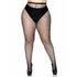 Kép 1/4 - Leg Avenue – plus size harisnya, érzéki halszálka mintával