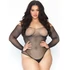 Kép 1/3 - Leg Avenue – csillogó hálós bodystocking 1X-2X
