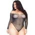 Kép 2/3 - LEG AVENUE KRISTÁLYOSÍTOTT HÁLÓS BODYSTOCKING 1X-2X