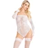Kép 4/5 - LEG AVENUE - MEZTELEN VÁLLÚ BODYSUIT FEHÉR