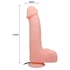 Kép 9/9 - BARBARA REALISZTIKUS VIBRÁTOR ÉLETHŰ 22 CM