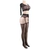 Kép 5/6 - QUEEN FEHÉRNEMŰ BODYSTOCKING HOSSZÚ UJJÚ FELSŐ S-L