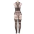 Kép 3/5 - QUEEN FEHÉRNEMŰ MULTISTRAPS SLING ÜREGES BODYSTOCKING S-L