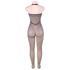Kép 7/8 - QUEEN FEHÉRNEMŰ FELEMÁS NYAKÚ ÉS HÁTUL NYITOTT BODYSTOCKING S-L