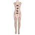 Kép 4/7 - QUEEN FEHÉRNEMŰ CROP TOP HARISNYATARTÓ HÁLÓS BODYSTOCKING S-L