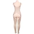 Kép 5/7 - QUEEN FEHÉRNEMŰ CROP TOP HARISNYATARTÓ HÁLÓS BODYSTOCKING S-L