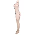 Kép 6/7 - QUEEN FEHÉRNEMŰ CROP TOP HARISNYATARTÓ HÁLÓS BODYSTOCKING S-L