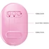 Kép 7/8 - PRETTY LOVE – érzéki elektro-stimuláló csipesz pink színben