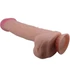 Kép 2/7 - PRETTY LOVE - CSÚSZÓ BŐR SOROZAT REALISZTIKUS DILDÓ CSÚSZÓ BŐR TAPADÓKORONGGAL BARNA 26 CM