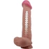Kép 5/7 - PRETTY LOVE - CSÚSZÓ BŐR SOROZAT REALISZTIKUS DILDÓ CSÚSZÓ BŐR TAPADÓKORONGGAL BARNA 26 CM