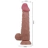 Kép 5/6 - PRETTY LOVE - CSÚSZÓ BŐR SOROZAT REALISZTIKUS DILDÓ CSÚSZÓ BŐR TAPADÓKORONGGAL BARNA 24 CM