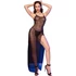 Kép 1/2 - CHILIROSE – fekete hosszú babydoll és tanga szett