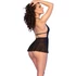 Kép 2/3 - CHILIROSE - CR 4720 BABYDOLL ÉS TANGA FEKETE M