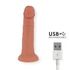 Kép 3/7 - ONINDER - KÖZEPESEN GAZDAG VIBRÁTOR DILDÓ 9 SEBESSÉGES TERMÉSZETES 22 CM -O- 4.5 CM - INGYENES ALKALMAZÁS