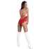 Kép 2/5 - LIVCO CORSETTI FASHION - SANTAS CSIPKE NŐI TEST CROTCHLESS KARÁCSONYI S/M