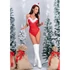 Kép 5/5 - LIVCO CORSETTI FASHION - SANTAS CSIPKE NŐI TEST CROTCHLESS KARÁCSONYI S/M