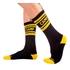 Kép 1/2 - Camp Socks – fekete-sárga prémium zoknik
