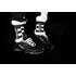 Kép 6/9 - SOCKS Addiction Damier Fehér-fekete zokni