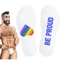 Kép 3/5 - Rainbow Be Proud – Prémium szivárvány zokni