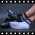 Kép 5/5 - Alacsony zokni WHITE BLACK SHORT Fehér-fekete