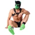 Kép 2/4 - Mancs Kinky Puppy zokni zöld