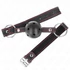 Kép 2/4 - KINK - HOLLOW HARD FEKETE BALL GAG MODELL 2 65 x 2,5 CM