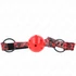 Kép 1/4 - KINK - állítható 4,5 cm gumi golyó gag, 42-60 cm 