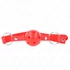 Kép 3/4 - KINK - BREATHABLE BALL 4 CM GAG KETTŐS RIVET MODELL 1 VÖRÖS 62,5 x 2,5 CM ÁLLÍTHATÓ 42-58 CM