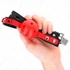 Kép 3/4 - KINK - RED HOLLOW HARD BALL 4 CM GAG BLACK STRAP 60 x 2 CM állítható 37-52 CM