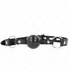 Kép 1/4 - KINK – 4 cm fekete TPE golyó gag 60 x 2 cm