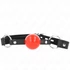 Kép 3/4 - KINK - BALL 4 CM GAG LOCK VÖRÖS BALL FEKETE STRAP 60 x 2 CM