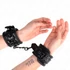 Kép 4/4 - KINK - GYÉMÁNT MINTÁS CSUKLÓSZORÍTÓK FEKETE ÁLLÍTHATÓ 17-26 CM X 5.5 CM