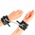 Kép 4/4 - KINK - DELUXE ZÁRÓ CSUKLÓSZORÍTÓK FEKETE ÁLLÍTHATÓ 14.5-21 CM X 6 CM