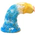 Kép 2/2 - Toadyk Dildo 17 x 6cm arany-kék