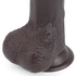 Kép 7/9 - Csúszó Skin Dildo 13 x 3.5cm barna