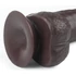 Kép 6/9 - Csúszó Skin Dildo 18 x 4.5cm Barna