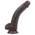 Kép 7/9 - Csúszó Skin Dildo 18 x 4.5cm Barna