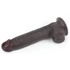 Kép 8/9 - Csúszó Skin Dildo 18 x 4.5cm Barna