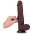 Kép 5/6 - Valósághű Dildo Slidy Cock 17 x 4cm barna