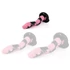 Kép 1/6 - Cobra Snake Dildo – prémium, 18 cm-es fekete-rózsaszín eszköz