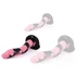 Kép 1/6 - Cobra Snake M – prémium dildó fekete-rózsaszín 22 x 6 cm