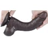 Kép 4/9 - Csúszó Skin Dildo 14.5 x 4cm Fekete