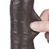 Kép 8/9 - Csúszó Skin Dildo 14.5 x 4cm Fekete