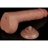 Kép 9/9 - Csúszó Skin Dildo 18 x 4.7cm Barna
