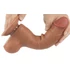 Kép 5/6 - Csúszó Skin Dildo 14.5 x 4cm barna